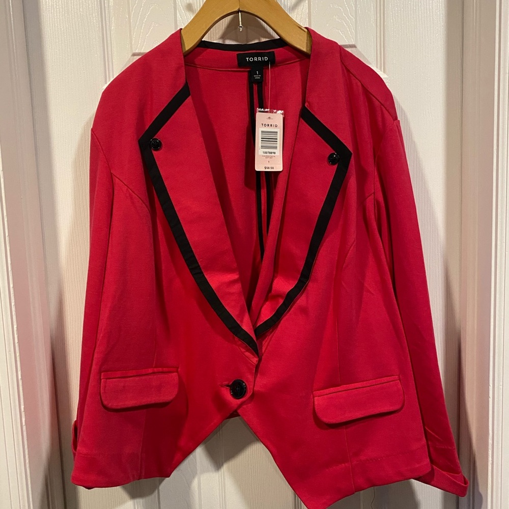 Torrid Fuchsia Short Blazer